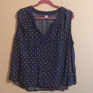 Old navy rayon sleeveless blouse